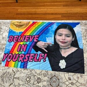 Awesome “Believe in Yourself” Miranda Cosgrove flag!